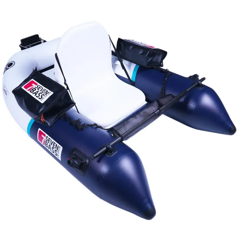 Seven Bass Float Tube Expedition Navy-White