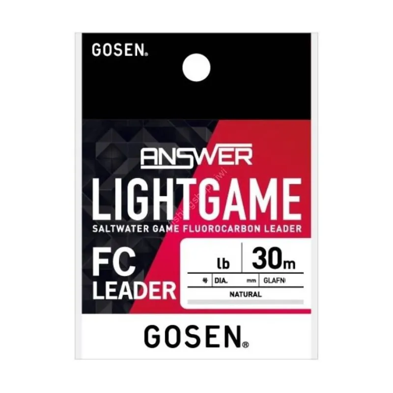 Gosen Fluorocarbone Answer Lightgame Fc - 30M