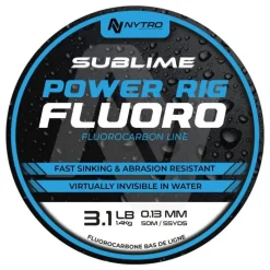 Nytro Fluorocarbone Sublime Power Rig Fluoro - Crystal - 50M