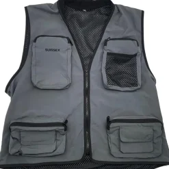 Gilet De Pêche Suissex Sanaga - Gris