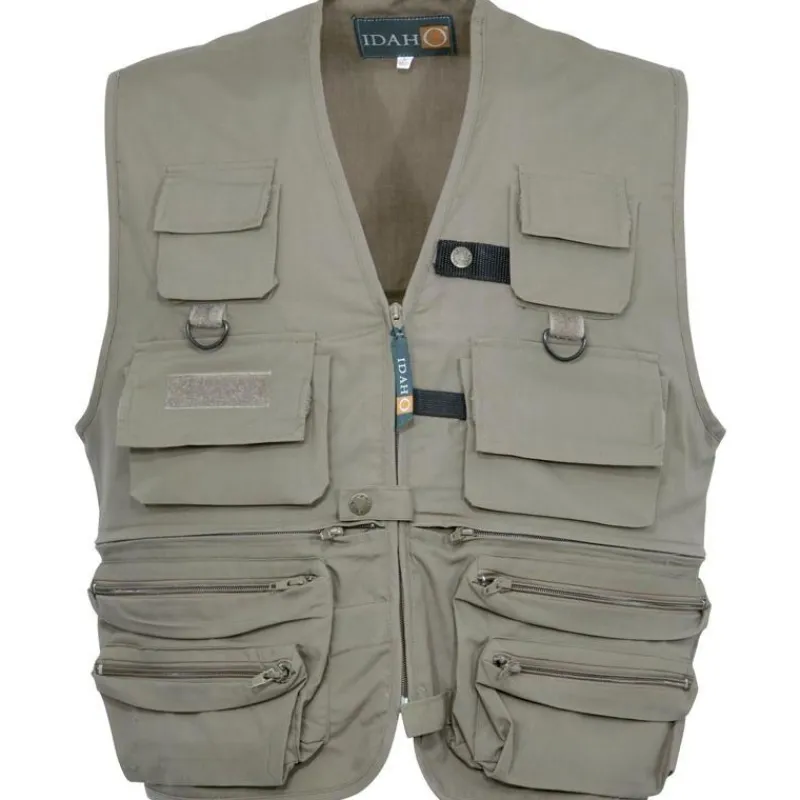 Idaho Gilet De Peche - Kaki