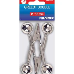 Flashmer Grelot Double Pince Crocodile