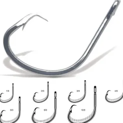 VMC Hamecon Mer Circle Sport 3X Renforce 8382 - Black Nickel