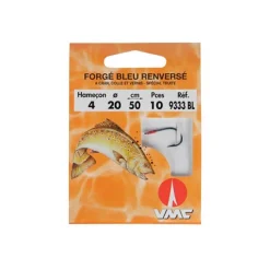 VMC Hamecon Monte Truite Forge Bleu Renverse A Cran - Par 10