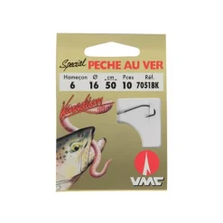 Hamecon Monte Truite Vmc Vanadium Peche Au Ver - Par 10