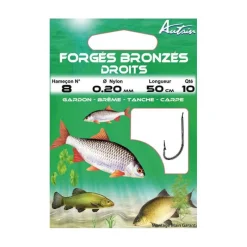 Autain Hameçon Monté Forges Bronzes Droits
