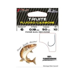 Hameçon Monté Autain Truite Fluoro 9335Bl