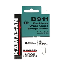 Hameçon Monté Kamasan B911 Barbless Heavy
