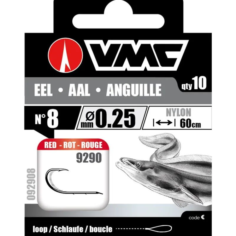 VMC Hameçon Monté Eel Red