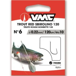 Hameçon Monté Vmc Trout Red Sbirolino 120