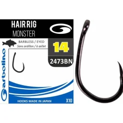 Garbolino Hameçon Simple Hair Rig Monster / 2473Bn