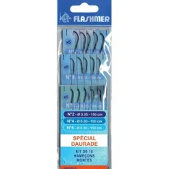 Flashmer Kit Hameçons Montés Spécial Daurade