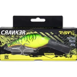 Leurre Flottant Black Cat Baby Cranker - 12Cm