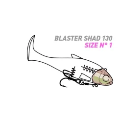 Leurre Souple Armé Fiiish Blaster Shad 130 - 13Cm