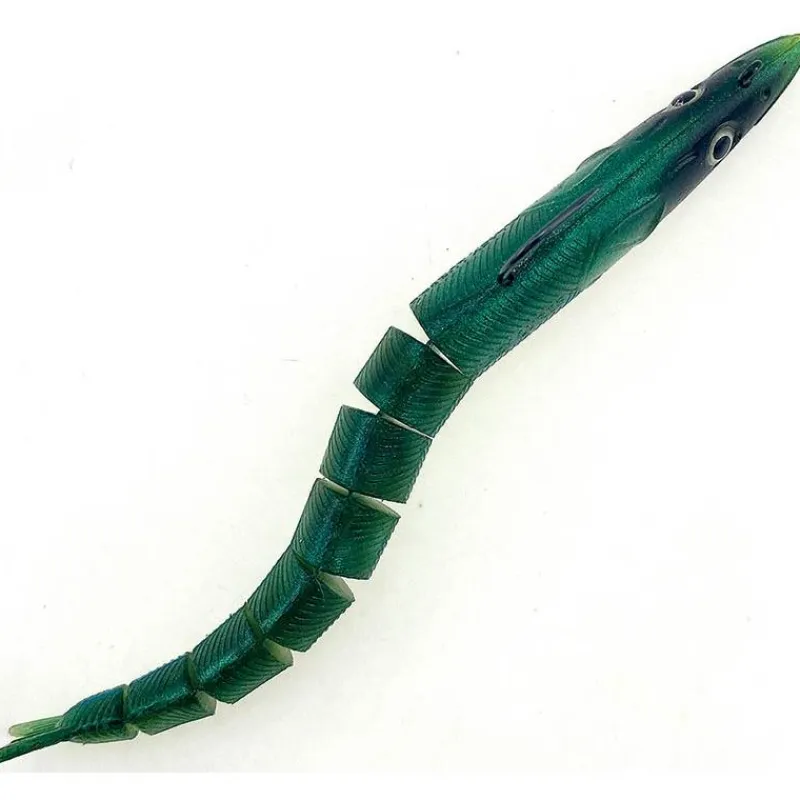Lazy Lures Leurre Souple Armé Renaissance Eel - 14Cm - Par 2