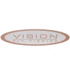 Vision Logo Ovale Aluminium