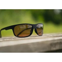 Fox Rage Lunettes Polarisantes Matt Black Wrap Brown Lens Eyewear