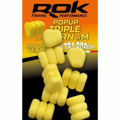 Maïs Artificiel Rok Fishing Natural Yellow Popup