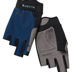 Mitaines Homme Westin Drip Upf Half Finger Glove Upf 50 - Petrol Blue