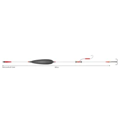 Mikado Montage Mono Catfish Set Iii Big Bait Ready Rig