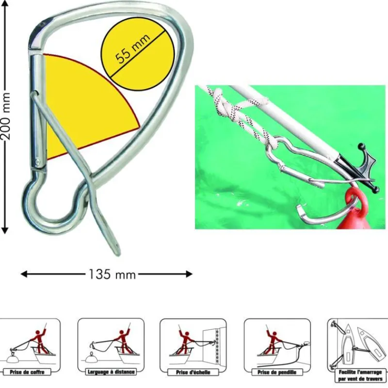 Euromarine Mousqueton De Mouillage