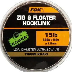 Fox Nylon Edges Zig & Floater Hooklink - 100M