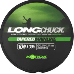 Korda Nylon Longchuck Tapered Mainline Green - 300M