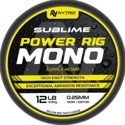 Nylon Nytro Sublime Power Rig Mono - 100M