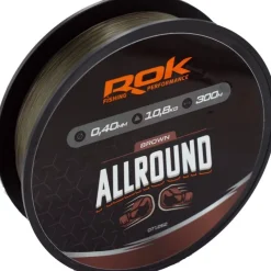 Rok Fishing Nylon Allround Monofilament Brown - 300M