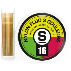 Sempe Nylon Fluo 3 Couleurs Jaune Rouge Vert