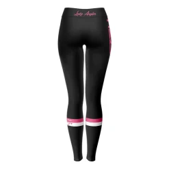 Hot Spot Design Pantalon Femme Leggings Lady Angler Striped - Noir