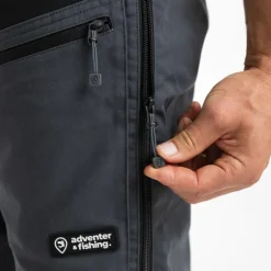Pantalon Homme Adventer & Fishing Impregnated Trousers - Gris/Noir