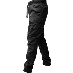 Kumu Pantalon Homme Cargo Pants Utility - Noir