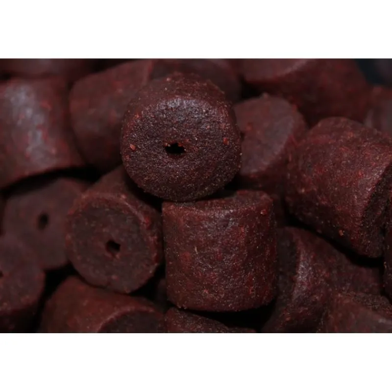 Pro Elite Baits Pellet Percé Drilled Red Hallibut Pellets