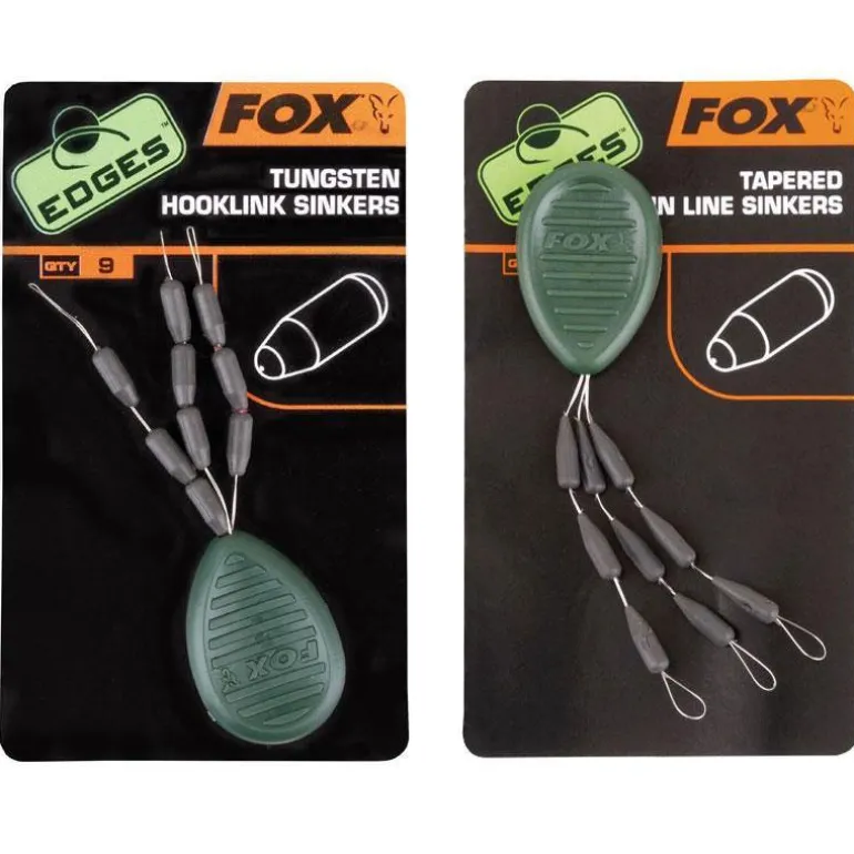 Plomb Tungstene Fox Edges Sinkers