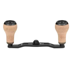Gomexus Poignée Pour Moulinet Carbon Handle For Baitcasting Reel With Cork Knob Dc-Ca27
