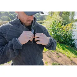 Polaire Homme Preston Innovations Core Collection Zig Zag Fleece - Gris