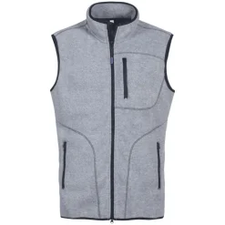 Polaire Manches Courtes Homme Idaho Grand Voile - Gris