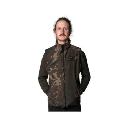 Nash Polaire Sans Manche Homme Zero Tolerance Sherpa Fleece Reversible Body Warmer - Camo
