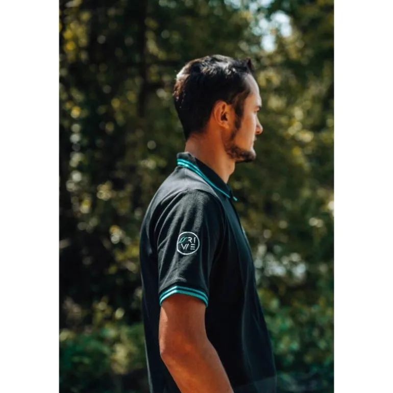 Polo Manches Courtes Homme Rive - Noir