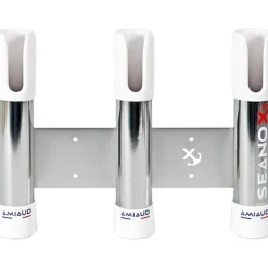 Porte Canne Seanox Inox Embout Fendu 3 Cannes