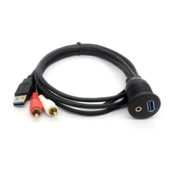 Prise Usb & Jack 3.5Mm Kicker Charge Et Data