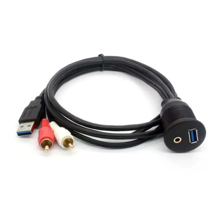 Prise Usb & Jack 3.5Mm Kicker Charge Et Data