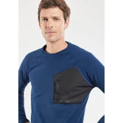Bermudes Pull Homme Plelot Polartech - Navy