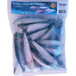 Pexeo Sardines Entières Atlantique Surgelées Eco