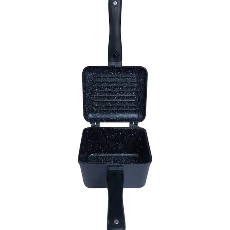 Set De Cuisson Ridge Monkey Connect Deep Pan & Griddle Granite Edition