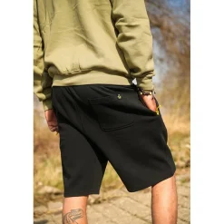 Black Cat Short Homme Jogger Shorts - Noir
