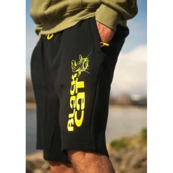 Black Cat Short Homme Jogger Shorts - Noir