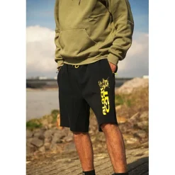 Black Cat Short Homme Jogger Shorts - Noir