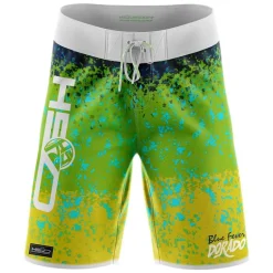Short Homme Hot Spot Design Ocean Performance Dorado - Vert/Jaune